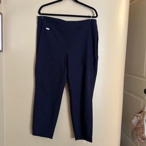 Navy skinny dress pants